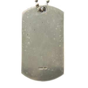 ネックレス アクセサリー ペンダント ドッグタグ ボールチェーン ロゴ Silver925 シルバー色