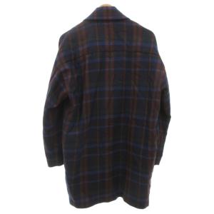 Vivienne Westwood テーラードジャケット チェック柄 ウール ネイビー ブラウン