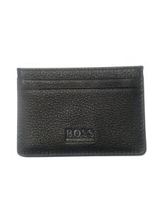 カードケース レザー ロゴ 箱付き 黒 ブラック