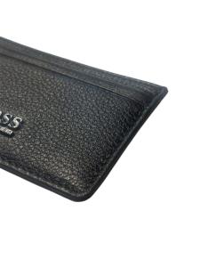 HUGO BOSS カードケース レザー ロゴ 箱付き 黒 ブラック