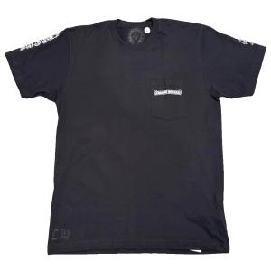 Tシャツ ロゴ クロスモチーフ L ブラック 2212-304-0776