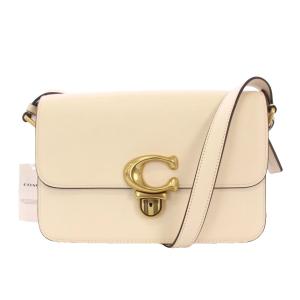 ストゥディオ レザー ショルダーバッグ ホワイト C6641