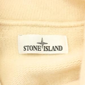 STONE ISLAND ニット セーター ウール M アイボリー 6915577B6