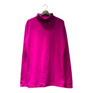 20AW ロゴ刺繍タートルネック長袖カットソー XL ピンク 202-150