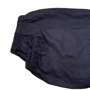 GRACE CONTINENTAL 17AW ワンピース ロング 長袖 ギャザー ウール 36 紺 ネイビー TC