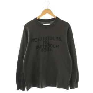 23-0586S Graphic LS T-Shirt ロングスリーブTシャツ カットソー 長袖 2 チャコールグレー