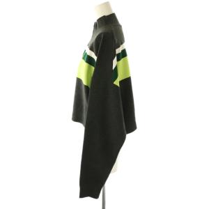 ENFOLD 25AW ZIP CARDIGAN 38 チャコールグレー