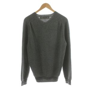 PLAY Comme des Garçons AD2005 ニット セーター 長袖 ハート刺繍 M グレー AZ-N010 /AN21