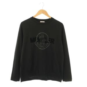 ロゴプリントTシャツ カットソー 長袖 M ブラック H20938D00005 /HK OS