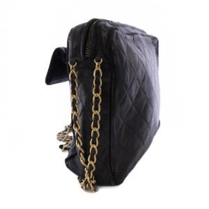 CHANEL マトラッセ チェーンショルダーバッグ ココマーク ブラック 1番台