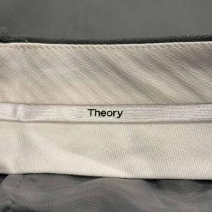 Theory スラックスパンツ テーパード 4 アッシュグリーン TC