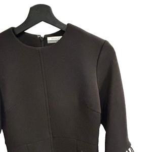 BORDERS at BALCONY ワンピース ロング 長袖 36 黒 ブラック WGA  BD1921-2K-23