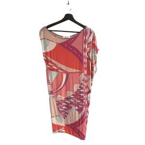 ワンピース ノースリーブ 総柄 38 ピンク WGA