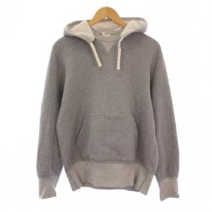 プルオーバーパーカー スウェット 裏起毛 長袖 M グレー /KH