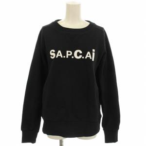 sacai サカイコラボ Tani Sweatshirt スウェット トレーナー ロゴ 長袖 XXS 黒