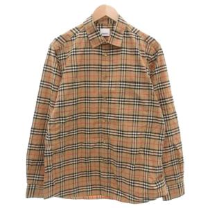 シャツ シンプソン ノバチェック L ベージュ