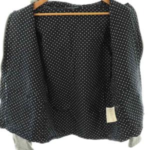 COMME des GARCONS HOMME HH-T009 AD2011 ドット柄 ジップパーカー ブルゾン スウェット S グレー /ES OS