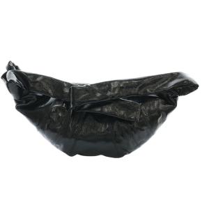 LEMAIRE CROISSANT BAG MEDIUM エナメル ブラック BG0001 LF1073