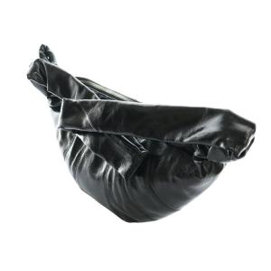 LEMAIRE CROISSANT BAG MEDIUM エナメル ブラック BG0001 LF1073