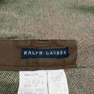 RALPH LAUREN ワイドパンツ ストレート サイド ライン ベージュ WGA