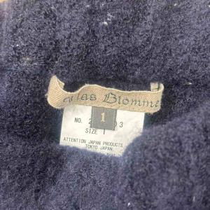 Vlas Blomme パンツ テーパード ウール 1 紺 ネイビー WGA