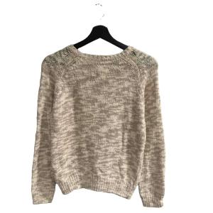 Vlas Blomme ニット セーター 長袖 総柄 1 グレージュ WGA