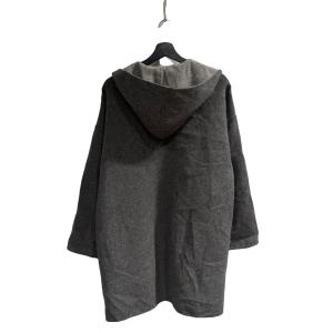 theory luxe コート フード リバーシブル アンゴラ混 38 グレー WGA