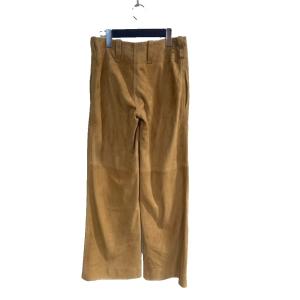 RALPH LAUREN パンツ スラックス スウェード ストレート 9 キャメル WGA