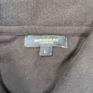 BURBERRY LONDON ポロシャツ 半袖 ワンポイント L 紺 ネイビー WGA