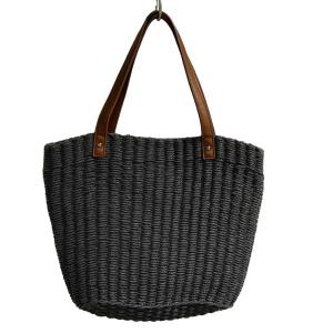 MACKINTOSH PHILOSOPHY MACKINTOSHPHILOSOPHY ペーパートート ハンドバック 編み込み 紺 ネイビー WGA