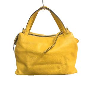 ショルダーバッグ ハンドバッグ 2WAY 黄 イエロー WGA