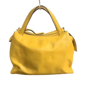 GIANNI CHIARINI ショルダーバッグ ハンドバッグ 2WAY 黄 イエロー WGA