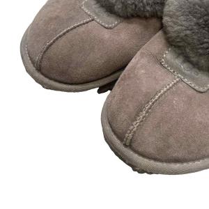 UGG ファーサンダル スリッポン コケット US6 グレー WGA