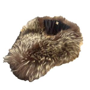 マフラー ティペット 茶 ブラウン WGA