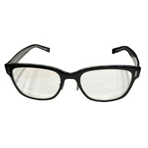 DIOR HOMME カラーサングラス ウェリントン セルフレーム 5119 黒 ブラック WGA