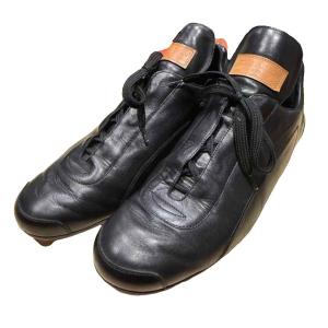 LOUIS VUITTON スニーカー ドラビングシューズ レザー 8 黒 ブラック ST1011  WGA