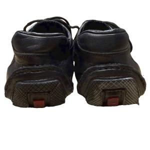 PRADA SPORT スニーカー レザー ウィングチップ ６ 黒 ブラック WGA