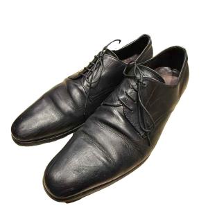 PRADA ビジネスシューズ プレーントゥ 8.5 黒 ブラック WGA