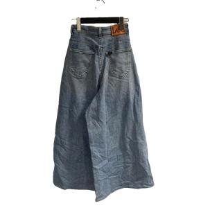 LEE HERITAGE ハイウェストワイドデニムパンツ S 青 ブルー WGA