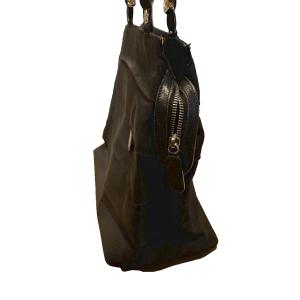 Salvatore Ferragamo トートバッグ レイヤードデザイン チェーン 黒 ブラック WGA