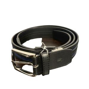 LANVIN タグ付き ベルト バックル 黒 ブラック 紺 ネイビー WGA