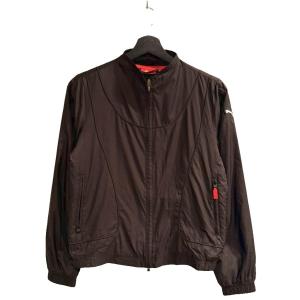 ジャケット スタンドカラー ジップアップ M 黒 ブラック WGA