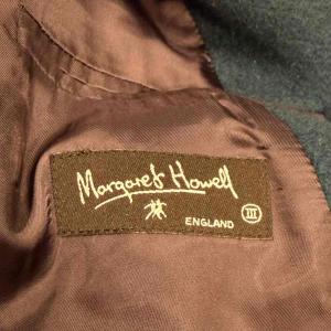 MARGARET HOWELL コート ショート ウール アンゴラ カシミヤ 緑 グリーン WGA