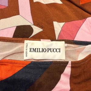 Emilio Pucci ワンピース 幾何学模様 4 赤 レッド WGA
