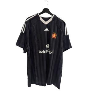 ×adidas オーバーサイズサッカー Tシャツ 3 ブラック 723663 TNV13