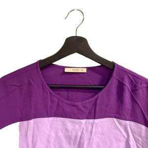 ETRO 半袖 カットソー ツートンカラー 紫 パープル WGA