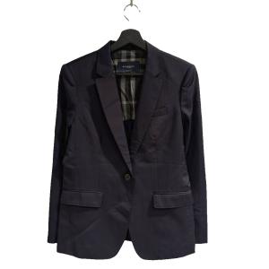 BURBERRY LONDON セットアップ スーツ フォーマル ジャケット シングル 1B 総裏地 パンツ スラックス ストライプ 42