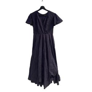 MARIHA ロングワンピース コットン 36 紺 ネイビー WGA