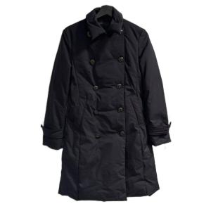 美品 ダウンコート ロング丈 黒 ブラック 2 約M WGA