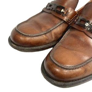 Salvatore Ferragamo ローファー レザー 9 茶 ブラウン WGA